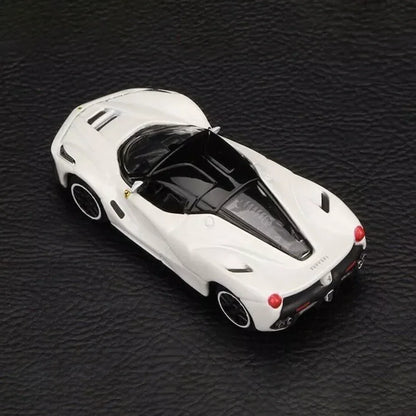 Bburago LaFerrari Racing Sport Model Car 1:64 Scale (White) - Jaiman Toys