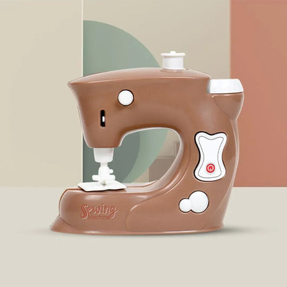 Pablo Honey Sewing Machin Household Play Set (Brown) - Jaiman Toys