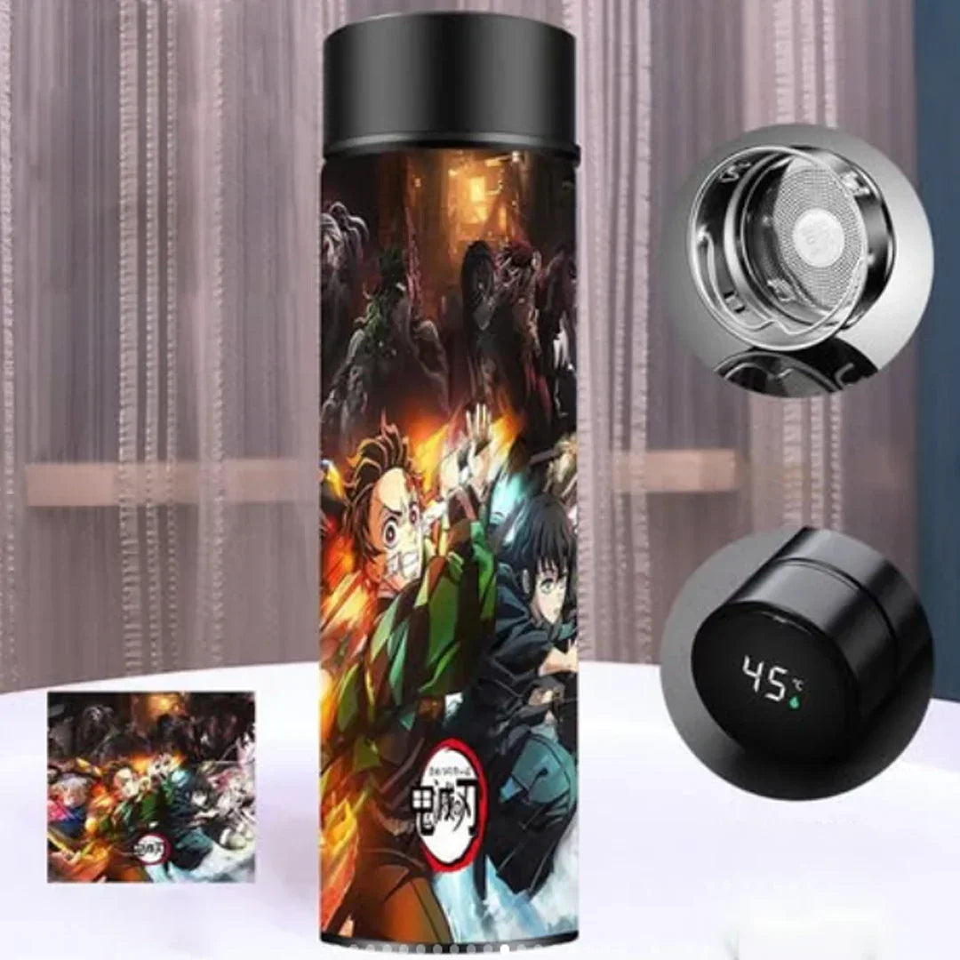 ChillSip Thermos Water Bottle | Water Bottle with LED Temperature Display | Stainless Steel Perfect for Hot & Cold Drinks (1 Pc) Vol- 500 ml - Jaiman Toys