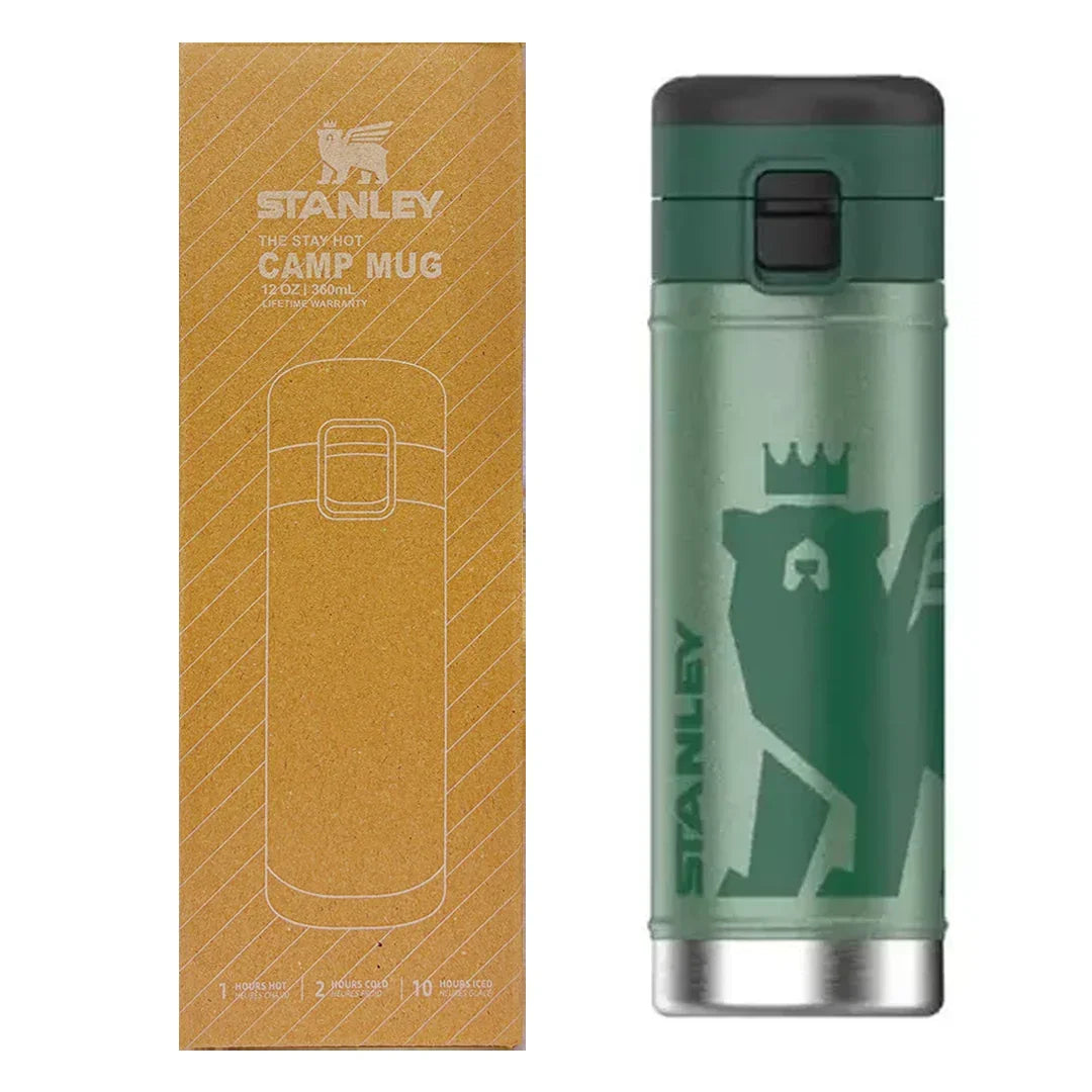 Stanley FlowSteady™ Big Bear Bottle 12 OZ | 360 ML (Green) - Jaiman Toys