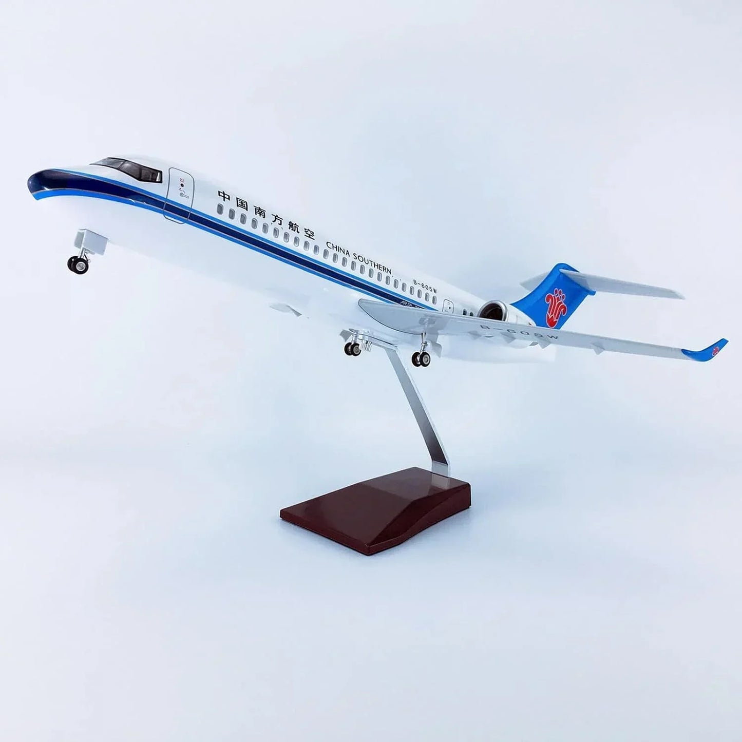 Diecast Airplane Display Model with Light : 46 cm Scale Model Boeing (ARJ21-700 China Southern Airlines) 1:125 - Jaiman Toys
