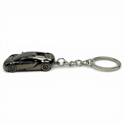 Seeker 1:87 Bugatti Veyron Super Sport Diecast Car Keychain – Metal Miniature Collectible Key Ring