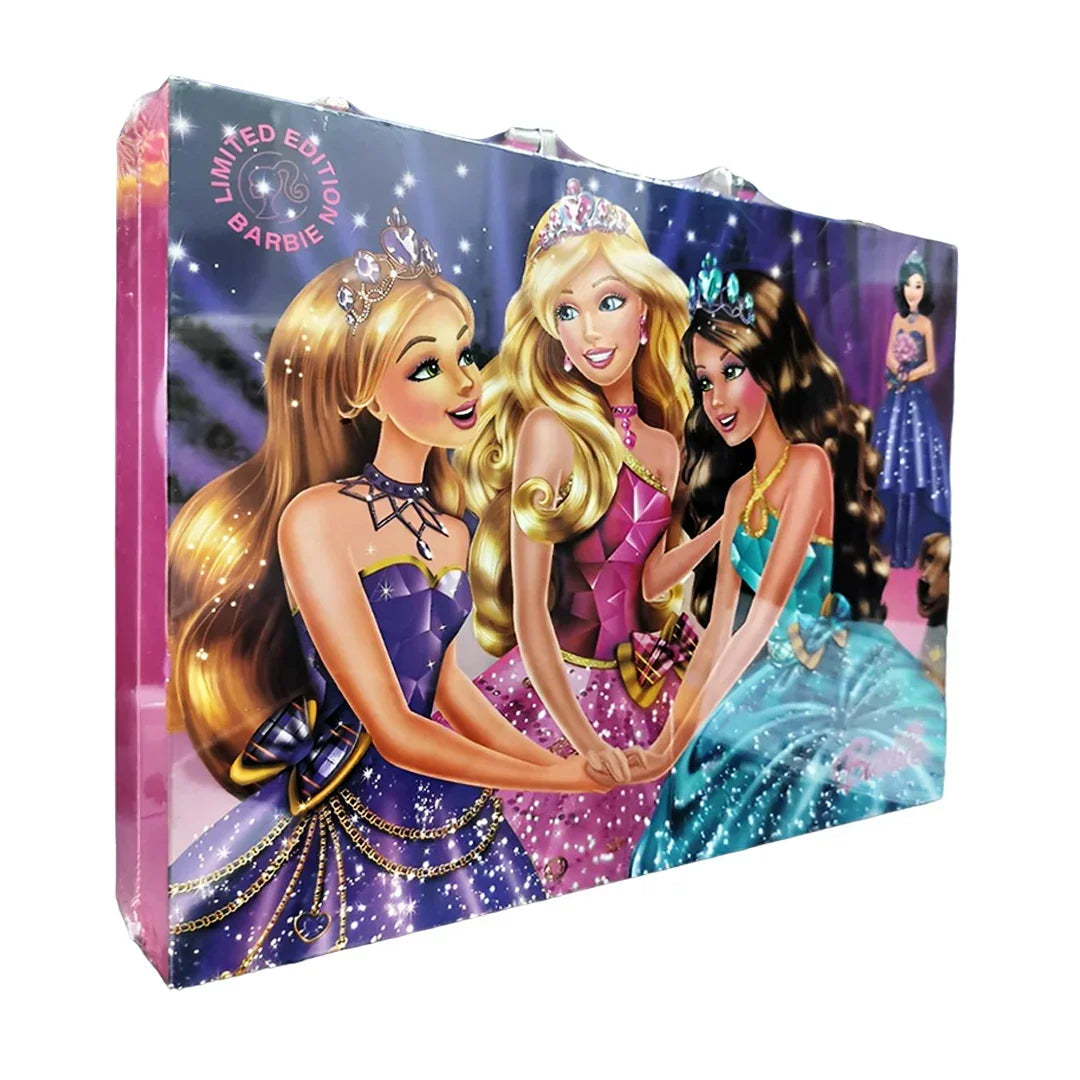 Barbie Colouring Kit, 50 pieces Art Drawing and Painting Sets - Jaiman Toys