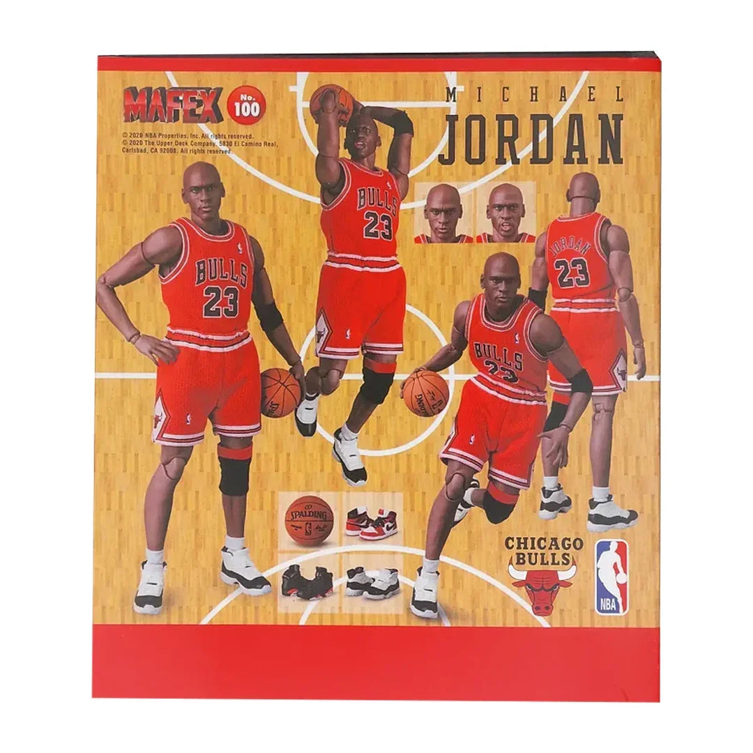 Mafex Basketball Star Michael Jordan Chicago Bulls Action Figure (White) - Jaiman Toys