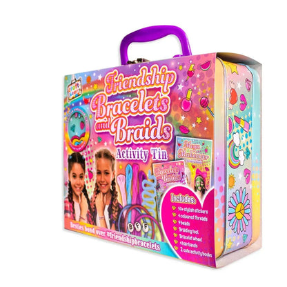 Friendship bracelet and Braids - Activity Tin for Kids Ages 8+ - Jaiman Toys