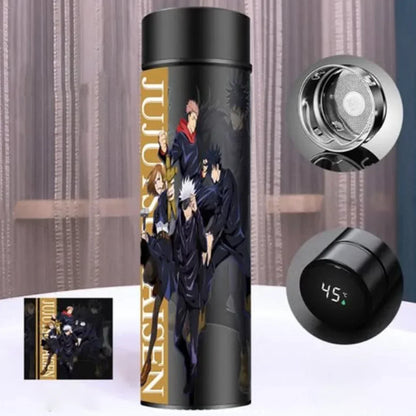 ChillSip Thermos Water Bottle | Water Bottle with LED Temperature Display | Stainless Steel Perfect for Hot & Cold Drinks (1 Pc) Vol- 500 ml - Jaiman Toys