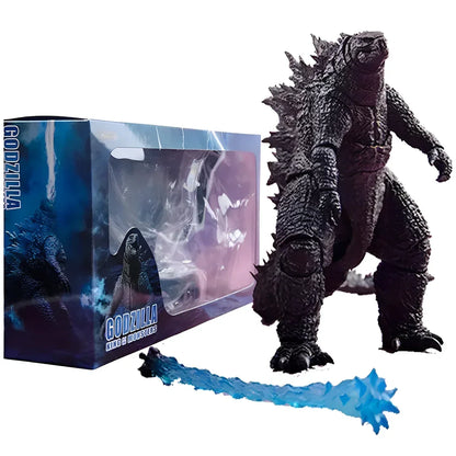 Godzilla King of the Monsters action figure with blue atomic breath and display box
