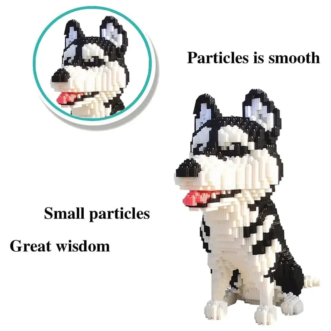 Creative 3D Husky Building Blocks Toy (2524PCS), Best Gift for Adults and Kids - Jaiman Toys