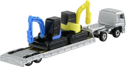 TOMICA 42 ISUZU GIGA HEAVY COSTRUCTION MACHINERY TRANSPORTER - Jaiman Toys