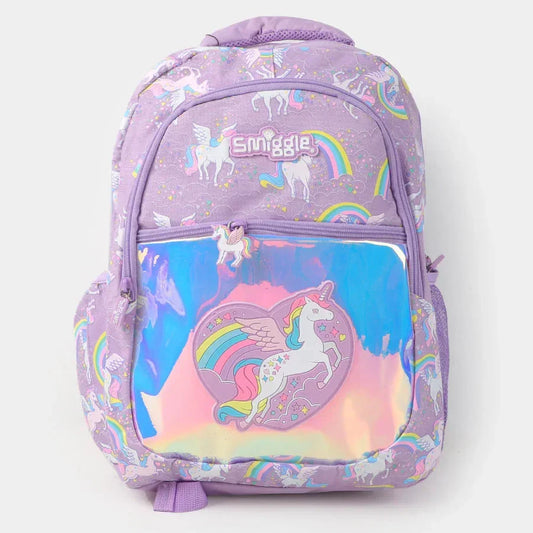 Smiggle School Bag : Unicorn Colorful & Stylish 16 Inch Backpack for Kids - Jaiman Toys