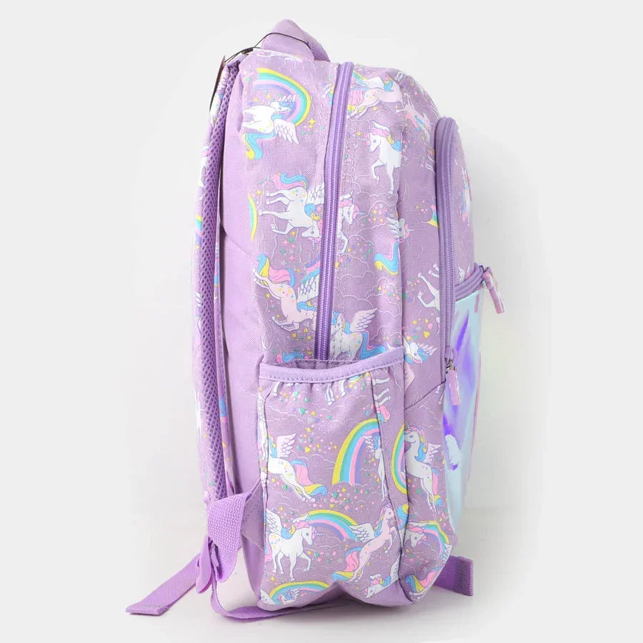 Smiggle School Bag : Unicorn Colorful & Stylish 16 Inch Backpack for Kids - Jaiman Toys