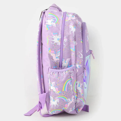 Smiggle School Bag : Unicorn Colorful & Stylish 16 Inch Backpack for Kids - Jaiman Toys