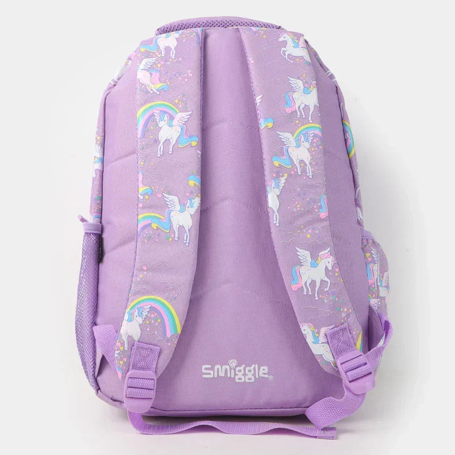 Smiggle School Bag : Unicorn Colorful & Stylish 16 Inch Backpack for Kids - Jaiman Toys