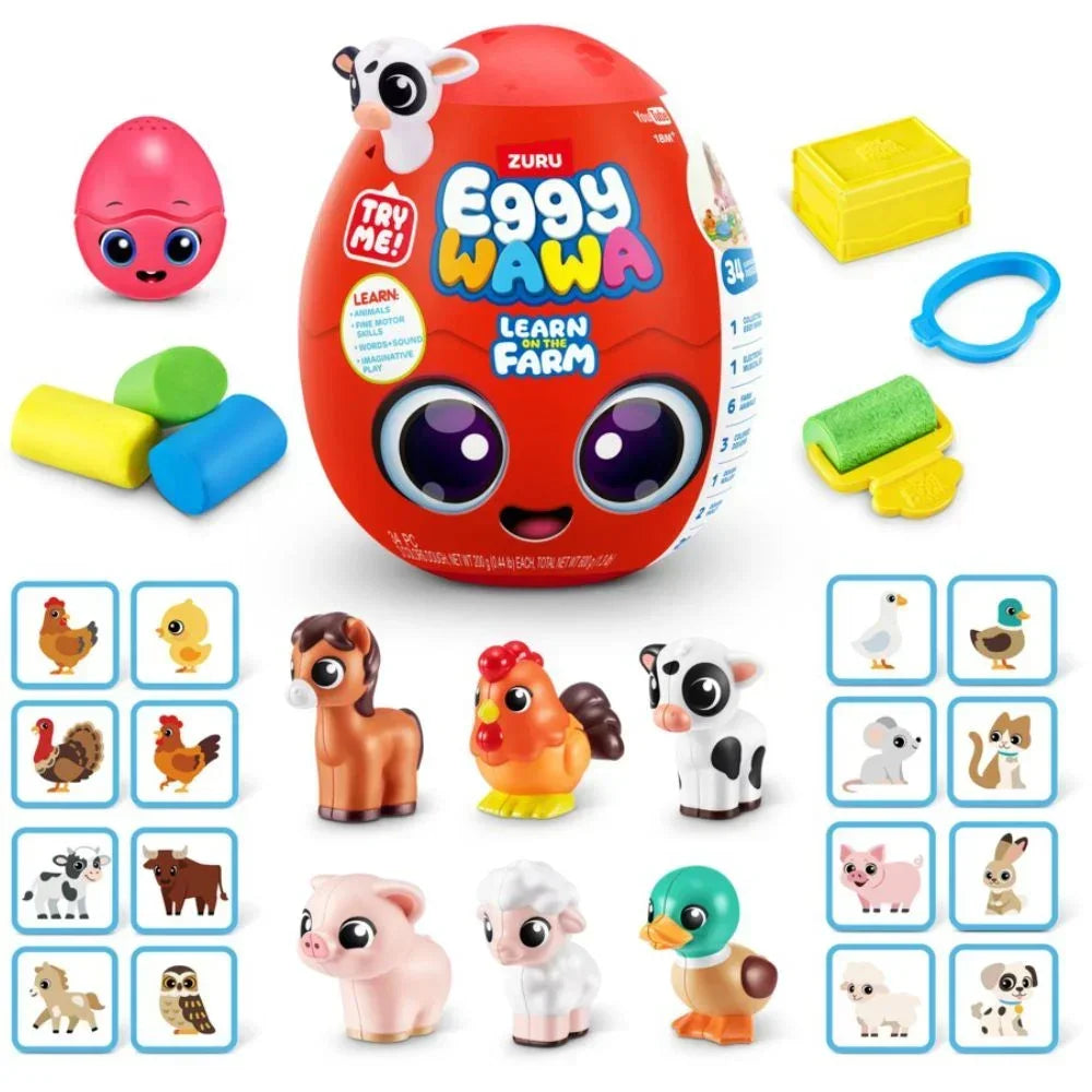 ZURU Eggy wawa Farm Animals Surprise Egg - Jaiman Toys